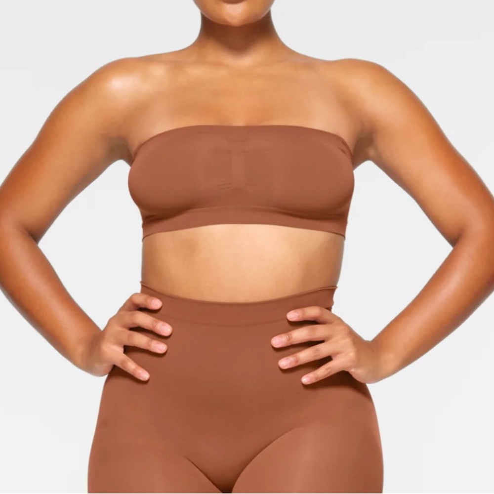 SEAMLESS SCULPT BANDEAU | BRONZE